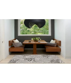 Nourison Home Garden Oasis GOA01 Grey 3 ft. X 5 ft. Area Rug