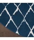Nourison Twilight Round Area Rug TWI15 Navy 8' Round