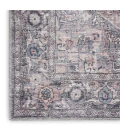 Nicole Curtis Machine Washable Series 1 Area Rug SR101 Grey
