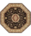 Nourison 2000 Octagon Area Rug 2028-Black
