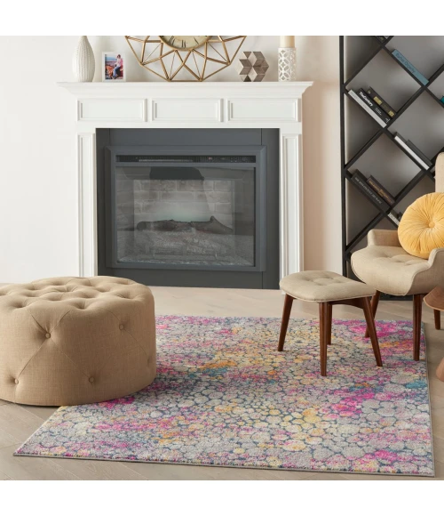Nourison Passion Area Rug PSN34-Yellow Multi
