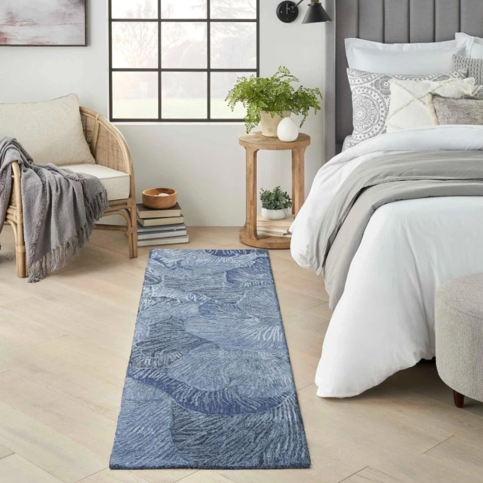 Nourison Avra Blue AVR01 4 ft. X 6 ft. Rect. Rug