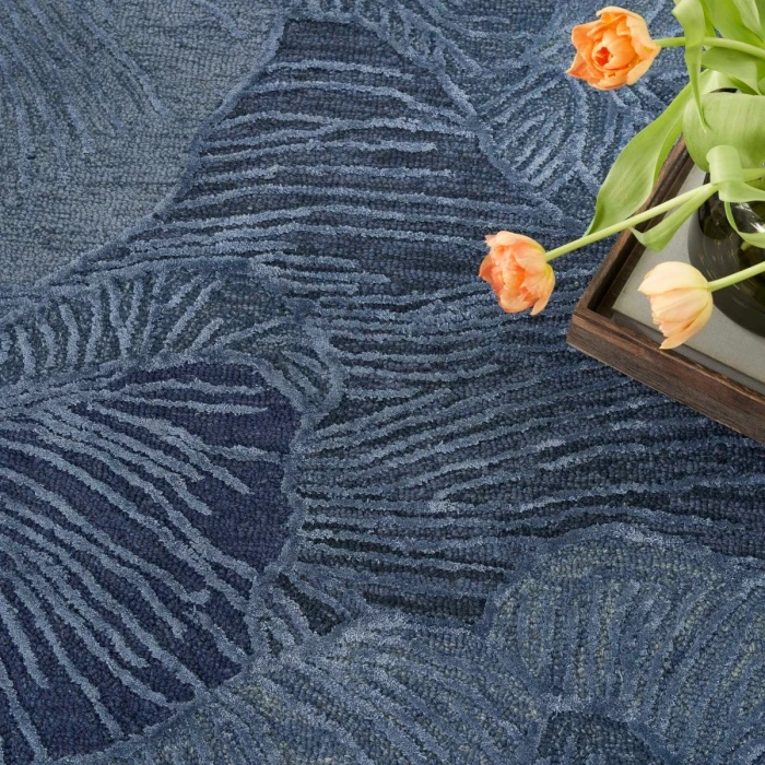 Nourison Avra Blue AVR01 4 ft. X 6 ft. Rect. Rug