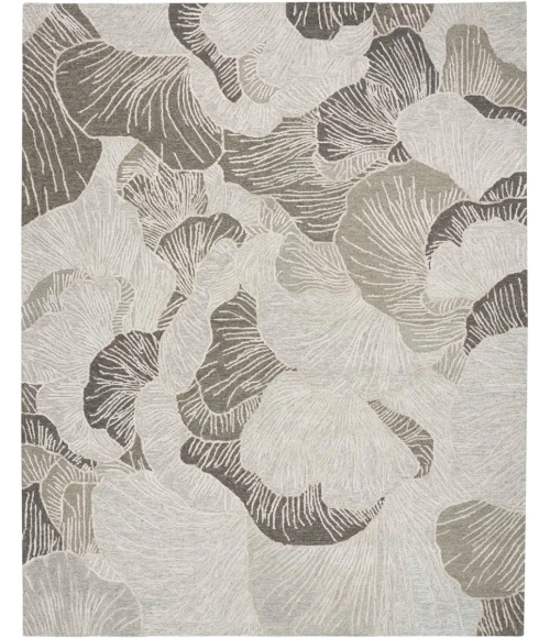 Nourison Avra Grey AVR01 8 ft. Rect. Rug