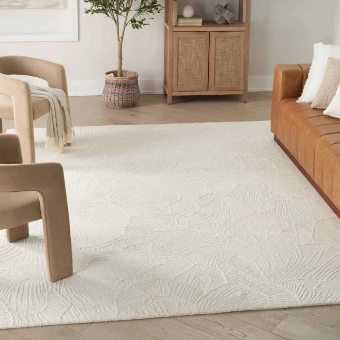 Nourison Avra Ivory AVR01 4 ft. X 6 ft. Rect. Rug