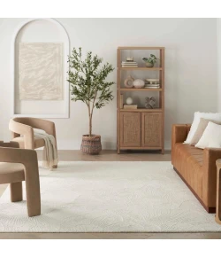 Nourison Home Avra AVR01 Ivory 5 ft. 3 in. X 7 ft. 3 in. Area Rug