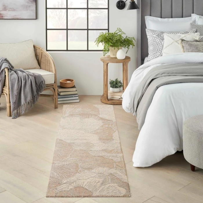 Nourison Avra Taupe AVR01 4 ft. X 6 ft. Rect. Rug