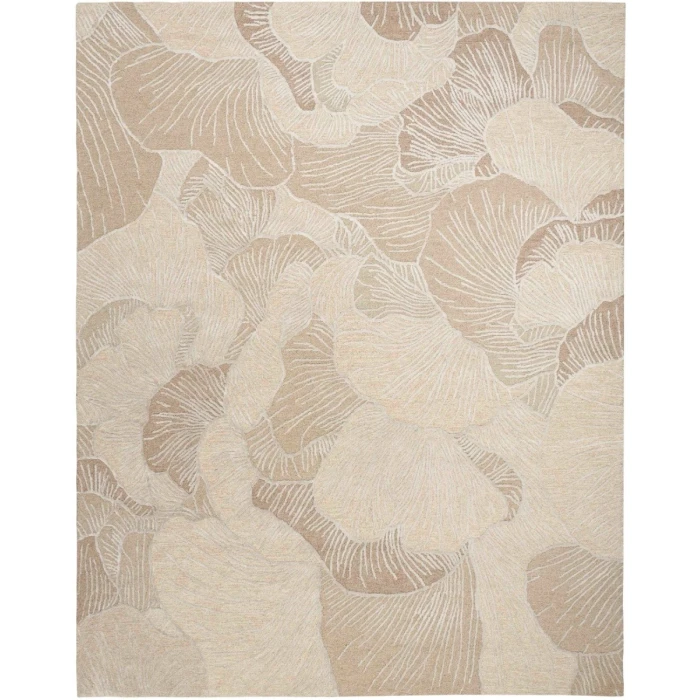 Nourison Avra Taupe AVR01 4 ft. X 6 ft. Rect. Rug