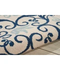 Nourison Caribbean Area Rug CRB02-Ivory/Navy