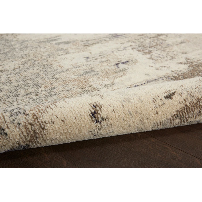 Nourison Celestial Round Area Rug CES02-Ivory/Grey