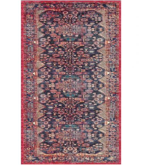 Nourison Fulton Red FUL04 1 ft. 10 in. X 5 ft. Rectangle Rug