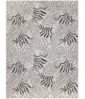 Nourison Garden Oasis Grey GOA01 10 ft. X 14 ft. Rect. Rug