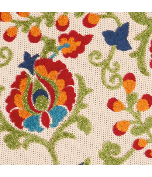 Nourison Aloha Area Rug ALH17 Multicolor 9' x 12'