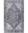 Nicole Curtis Machine Washable Series 1 Navy Ivory SR104 10 ft. X 14 ft. Rectangle Rug