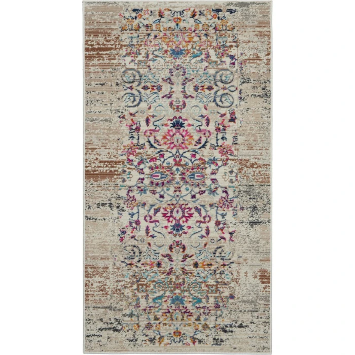 Nourison Vintage Kashan Area Rug VKA02-Ivory