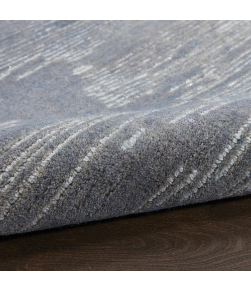 Michael Amini Ma30 Star Area Rug SMR02 Blue 5'3" x 7'3"