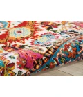 Nourison Home Oakdale White OKD06 7ft.10in. x 10ft. Rect. Rug