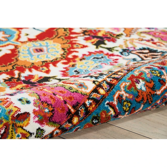 Nourison Home Oakdale White OKD06 7ft.10in. x 10ft. Rect. Rug