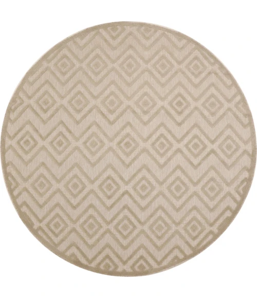 Nourison Home Versatile Cream NRV01 8 ft. Round Rug