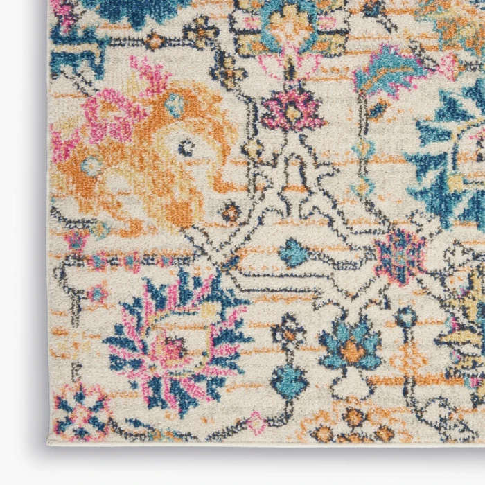 Nourison Passion Area Rug PSN01 Ivory/Multi 9' x 12'