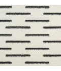 Nourison Home Nordic Ivory Black NRC12 2 ft. X 6 ft. Rectangle Rug