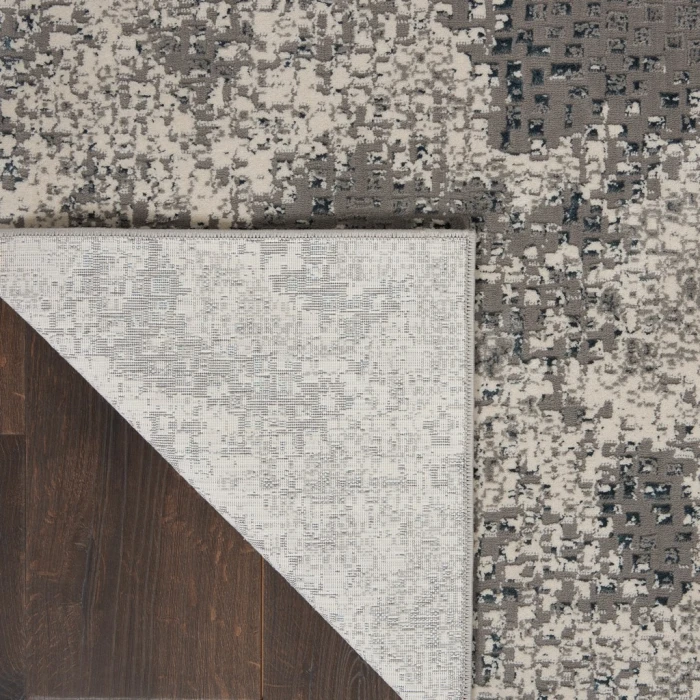Michael Amini MA90 Uptown Area Rug UPT02-Ivory/Grey