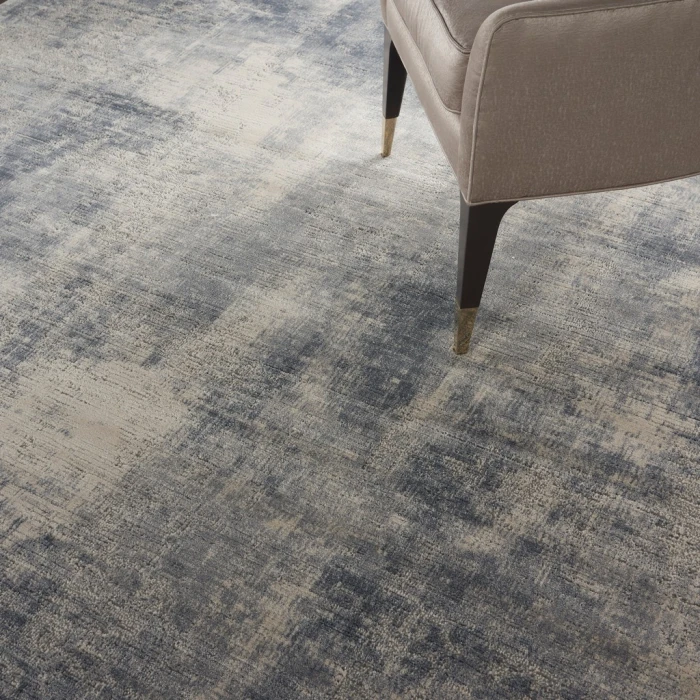 Nourison Rustic Textures Area Rug RUS02-Blue/Ivory