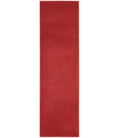 Nourison Essentials Brick Red Area Rug NRE01-Brick Red
