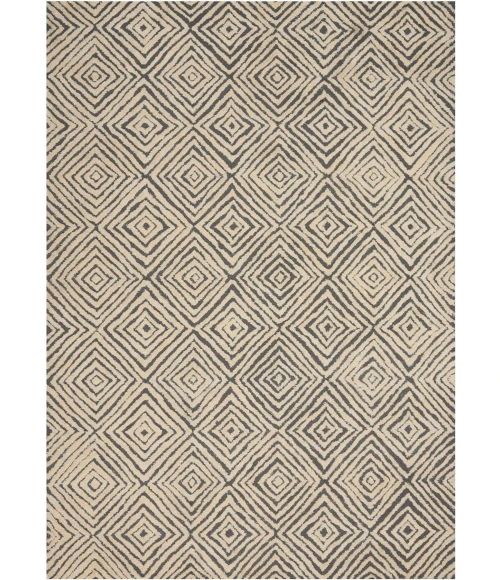 Nourison Home Deco Mod Grey 46357 3ft.9in. x 5ft.9in. Rect. Rug