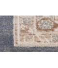 Nourison Serenity Home Ivory Blue SRH01 7 ft. 10 in. X 9 ft. 10 in. Rectangle Rug