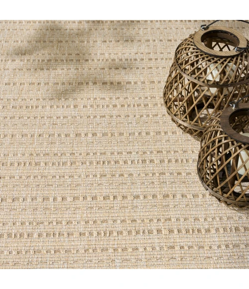 Nourison Tulum Cream TLM01 6 ft. X 9 ft. Rect. Rug