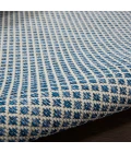 Nourison Courtyard Area Rug COU01 Ivory Blue 3' x 5'