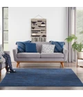 Nourison Essentials Midnight Blue Area Rug NRE01-Midnight Blue