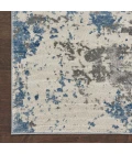 Nourison Rustic Textures Runner Area Rug RUS08-Grey/Blue