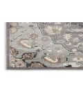 Nourison Elation Grey ETN09 6 ft. X 9 ft. Rectangle Rug