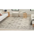 Nourison Serenity Home Ivory Grey SRH01 7 ft. 10 in. X 9 ft. 10 in. Rectangle Rug