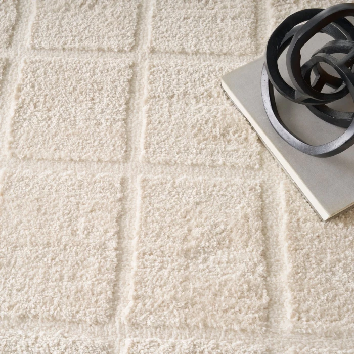 DKNY West End Ave Ivory WTE01 6 ft. X 9 ft. Rect. Rug