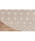 Nourison Grafix Beige GRF37 4 ft. Round Rug