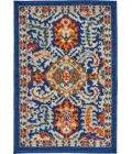 Nourison Passion Area Rug PSN32-Blue/Multicolor