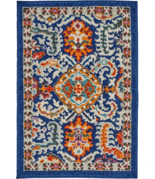 Nourison Passion Area Rug PSN32-Blue/Multicolor