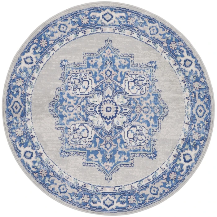 Nourison Whimsicle Area Rug WHS03-Grey Blue