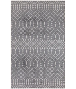 Nourison Home Astra Machine Washable ASW10 Denim 4 ft. X 6 ft. Area Rug