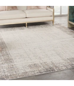Nourison Home Elation ETN05 Ivory Grey 9 ft. X 12 ft. Area Rug