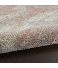 Nourison Rustic Textures Area Rug RUS15-Light Grey/Rust