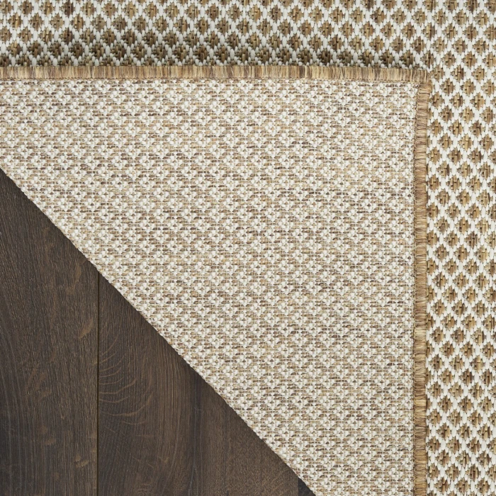 Nourison Home Courtyard Tan COU01 2ft.2in. x 10ft. Rect. Rug