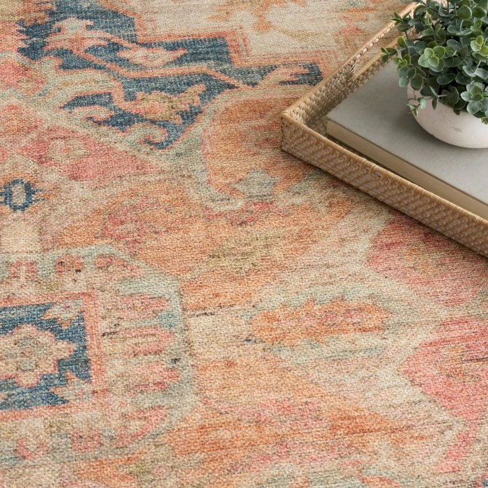 Nourison Vintage Washables Multicolor VWS15 9 ft. X 12 ft. Rect. Rug