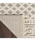 Nourison Paxton Ivory/Grey PAX05 5ft. 3in. x 7ft. 11in. Rect. Rug