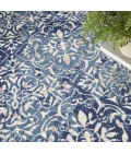 Nourison Home Jubilant Blue JUB21 7ft.10in. x 9ft.10in. Rect. Rug