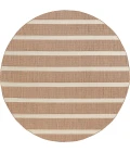 Nourison Positano Jute Ivory POS03 6ft. Round Rug