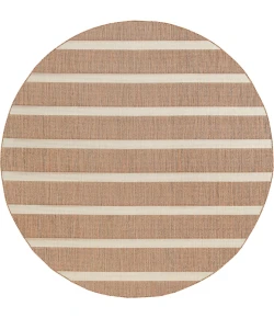 Nourison Positano Jute Ivory POS03 6ft. Round Rug